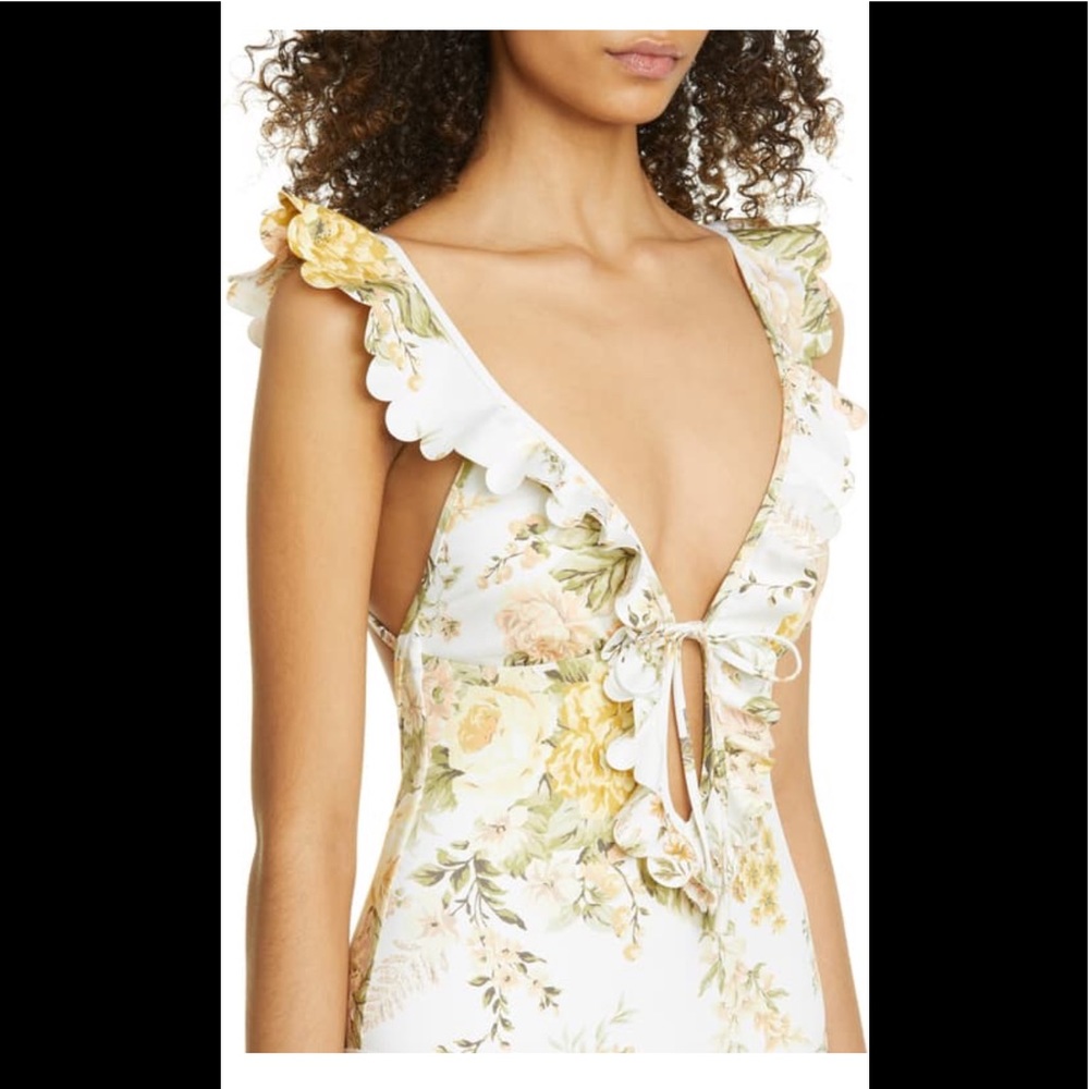 Zimmermann Amelie Floral Scalloped Frill Ruffle - Picture 5 of 14